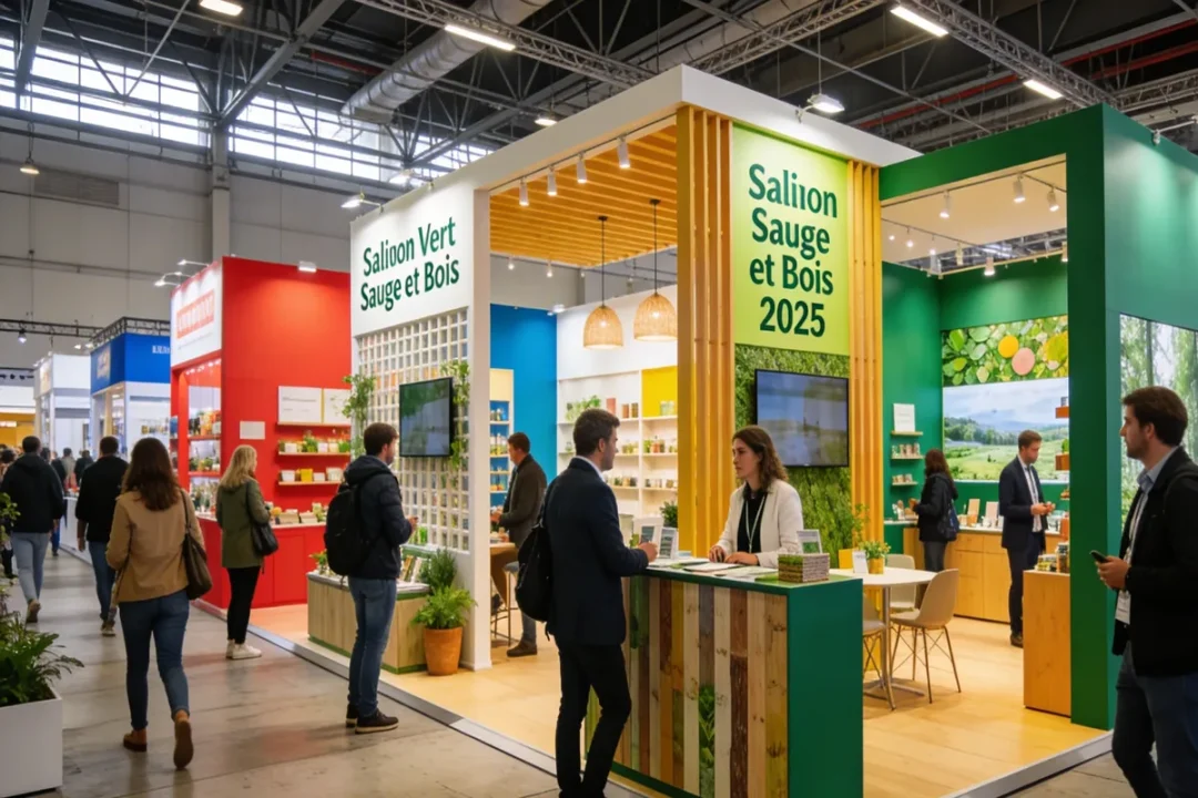 Salon Vert Sauge et Bois 2025
